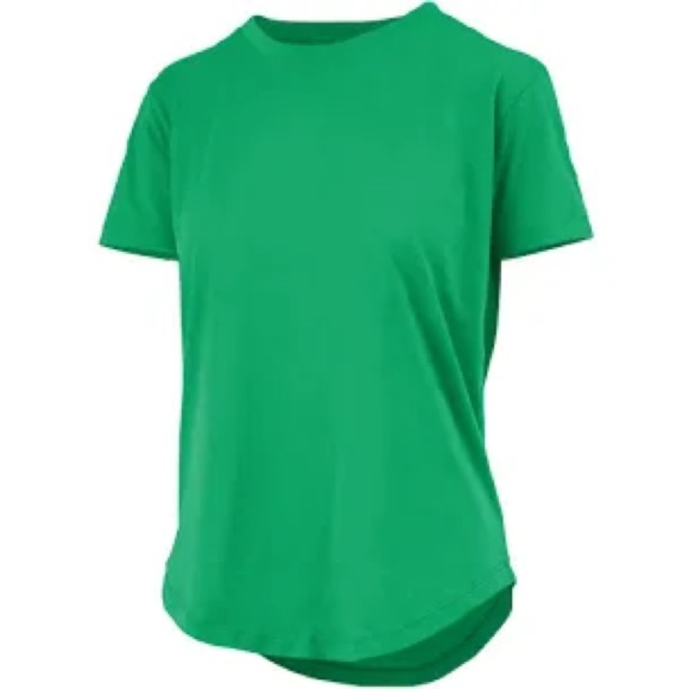 Beyond Yoga Featherweight On The Down Low Tee Green Grass Heather S